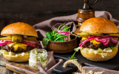 Grillede sommerburgere